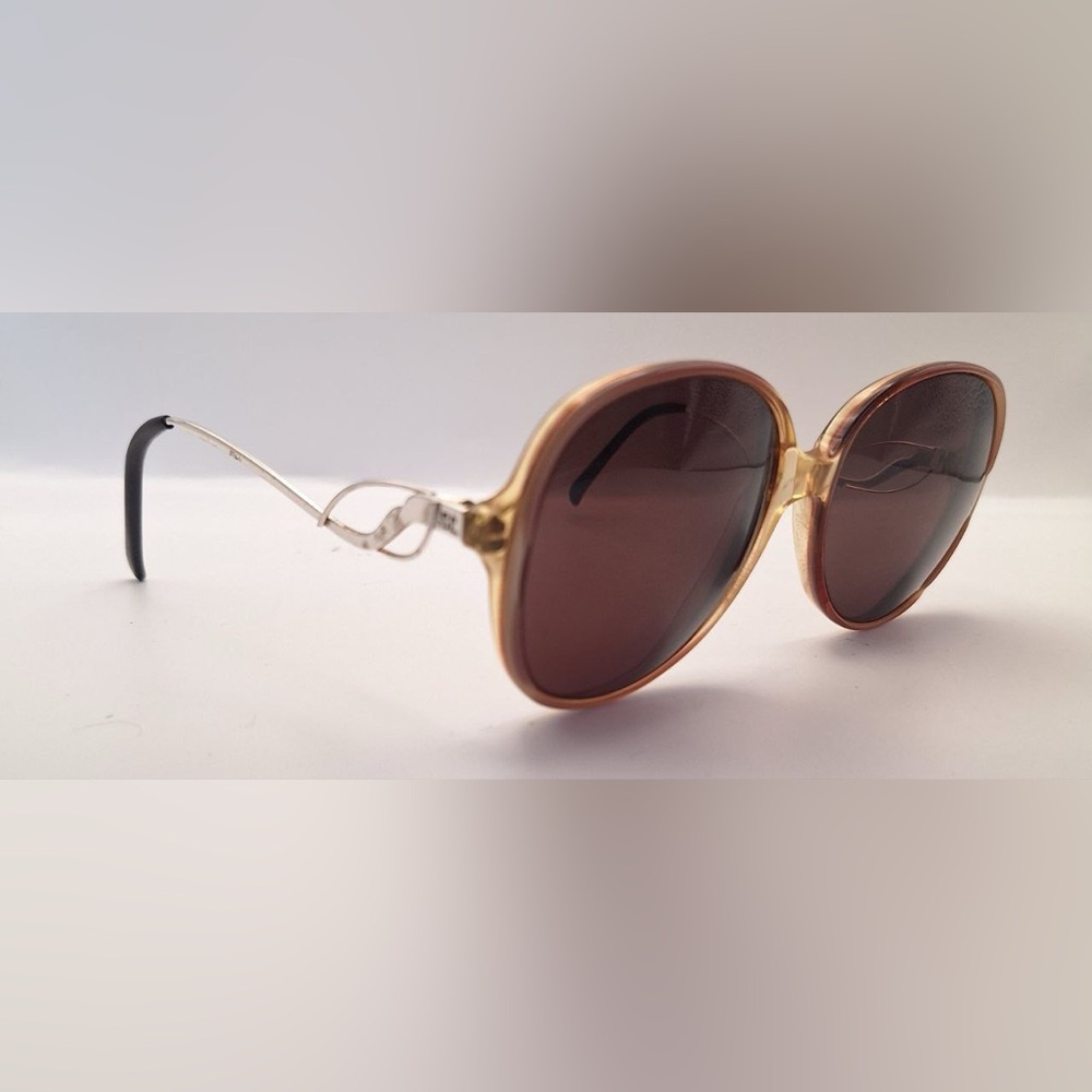 Gold Frame Brown Lens Women's Fashion Sunglasses